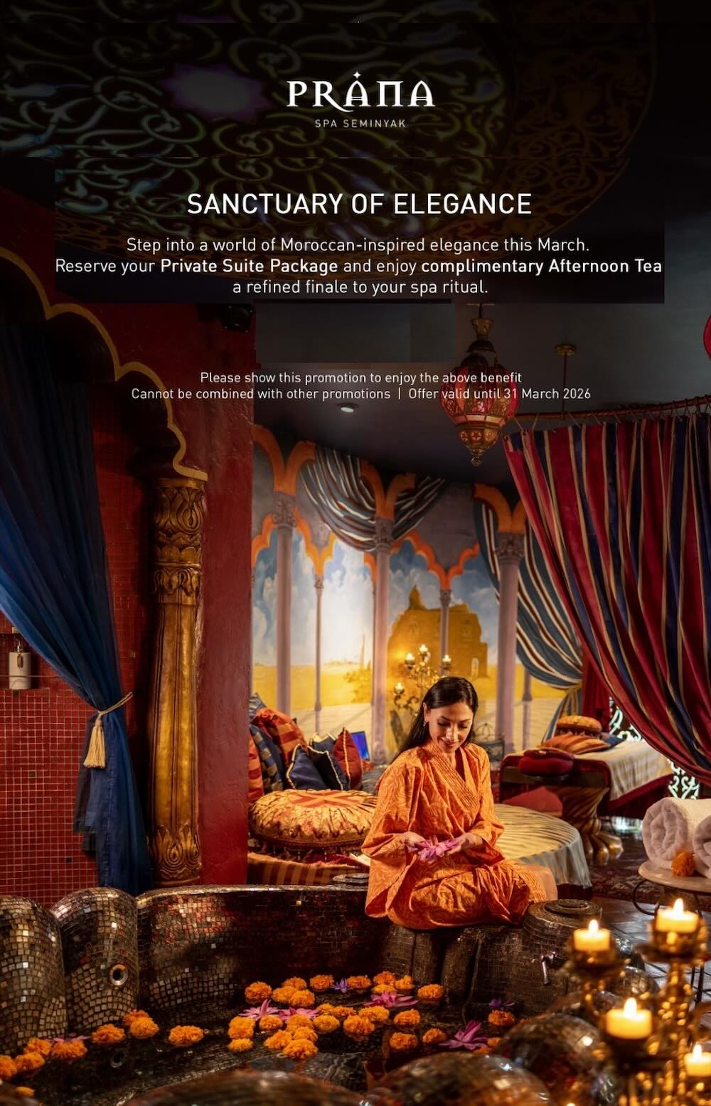 Prana Spa Promotion March 2026